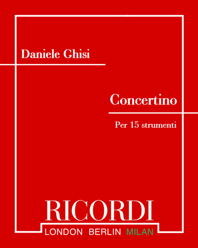 Concertino — Daniele Ghisi