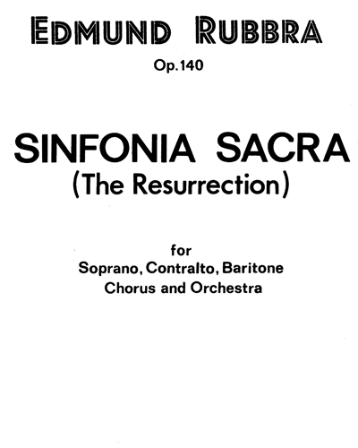 Sinfonia sacra, op. 140 — 埃德蒙·鲁布拉