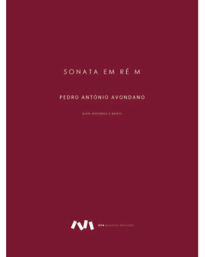 Sonata in D major, op. — Pedro António Avondano