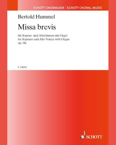 Missa brevis, op. 18c — Bertold Hummel