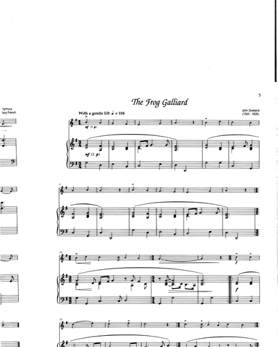 The Frog Galliard — John Dowland