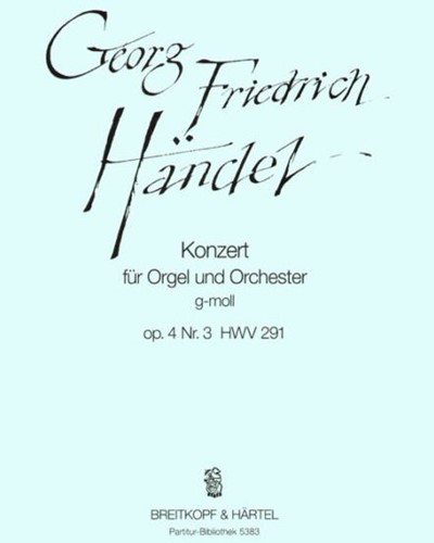 Organ Concerto No. 3 in G minor, op. 4/3, HWV 291 — 亨德尔