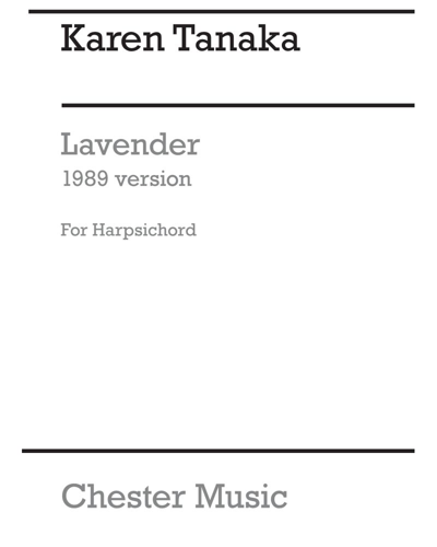 Lavender [1989 Version] — 田中凯伦