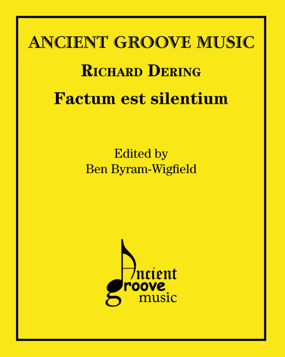 Factum est silentium — Richard Dering