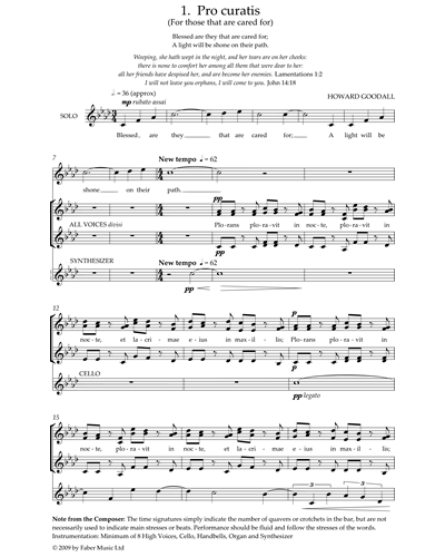 Pro Curatis — Howard Goodall