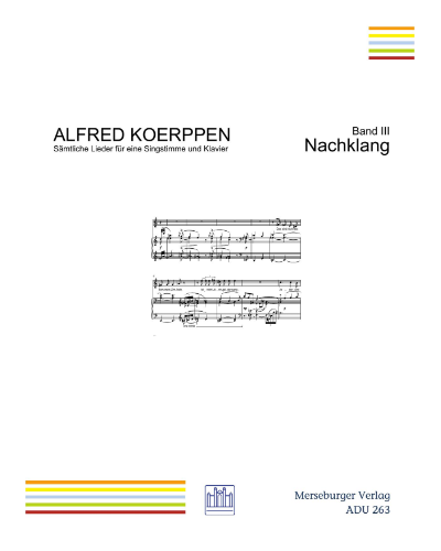 Nachklang, Vol. 3 — Alfred Koerppen