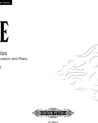 Therefore I Was (score & parts) — Unknown