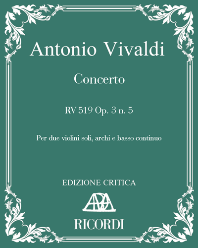 Concerto, op. 3 no. 5, RV 519 — 维瓦尔第