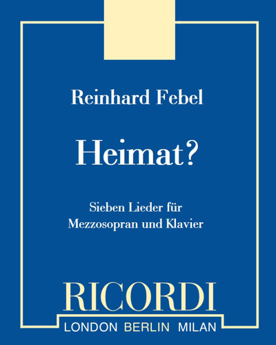 Heimat — Reinhard Febel