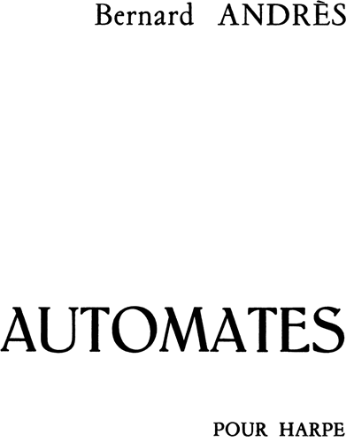Automates — Bernard Andrès