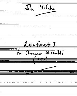 Rainforest I — John McCabe