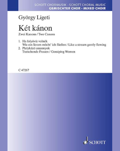 Két kánon — 利盖蒂