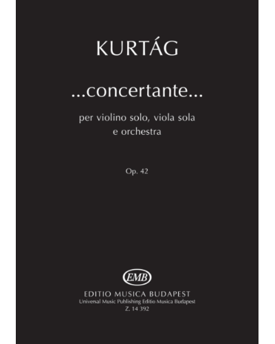 Concertante, op. 42 — György Kurtág
