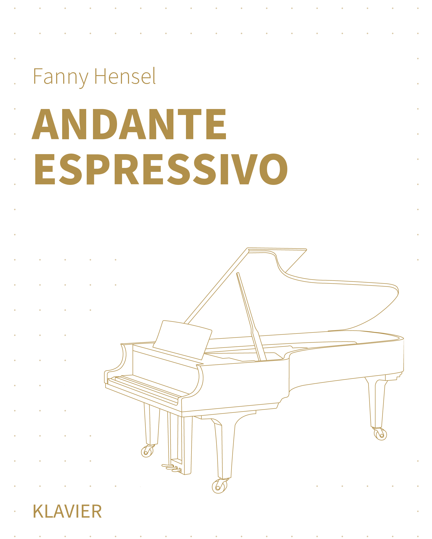 Andante espressivo (No. 1 from '4 Lieder, op. 6') — 范妮·门德尔松