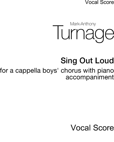 Sing Out Loud — 特内奇
