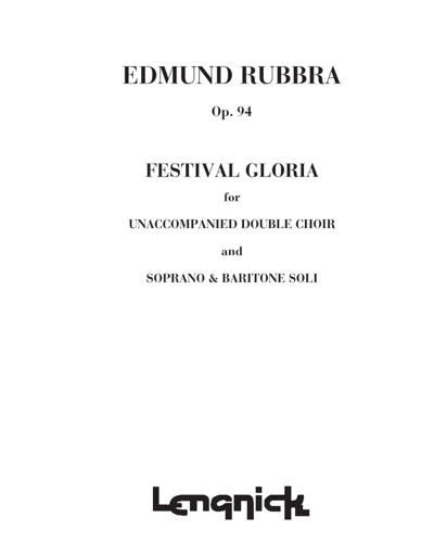 Festival Gloria, op. 94 — 埃德蒙·鲁布拉