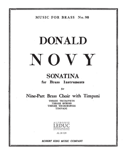Sonatina for Brass Instruments — Donald Novy
