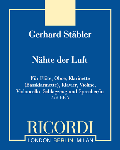 Nähte der Luft — Gerhard Stäbler