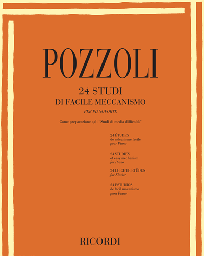 24 Studi di facile meccanismo — Ettore Pozzoli