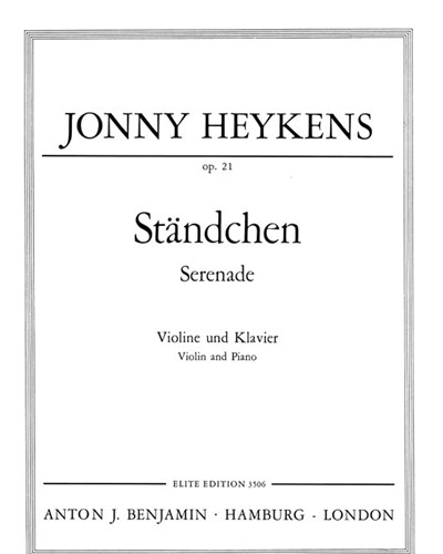 Serenade, op. 21/1 — Jonny Heykens