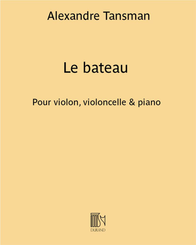 Le bateau (Extract No. 4 from 'Nous jouons pour maman') — Alexandre Tansman