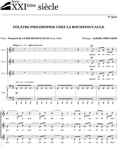 Folâtre philosophie chez La Rochefoucauld — Isabelle Aboulker