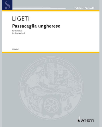 Passacaglia ungherese — 利盖蒂