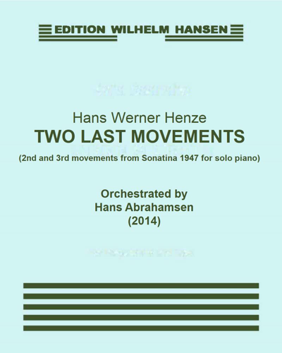 Two Last Movements — 亨策