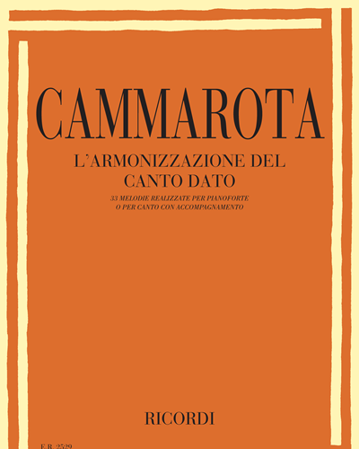 L'armonizzazione del canto dato — Carlo Cammarota