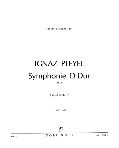 Sinfonia in D major, op. 3/1 — 普莱耶尔