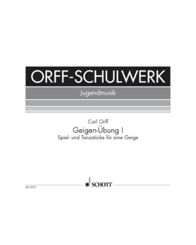 Geigen-Übung — Carl Orff