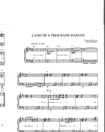 Land Of A Thousand Dances — Chris Kenner