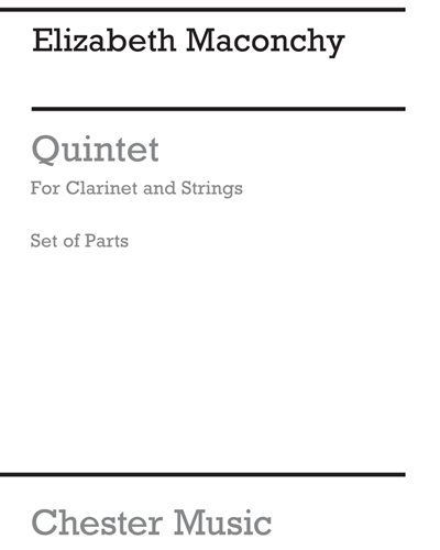 Quintet for Clarinet and Strings — 伊丽莎白·麦康基