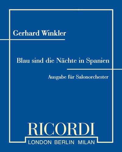 Blau sind die Nächte in Spanien — Gerhard Winkler