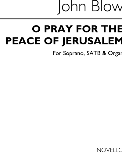 O Pray for the Peace of Jerusalem — 约翰·布罗