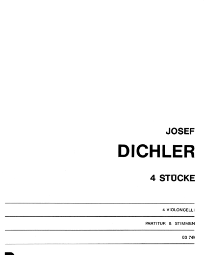 4 Pieces — Josef Dichler