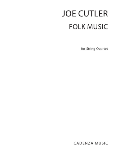 Folk Music — Joe Cutler