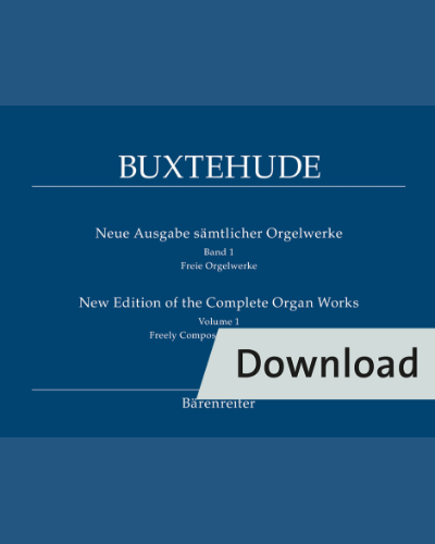 New Edition of the Complete Organ Works, Vol. 1 — 布克斯特胡德