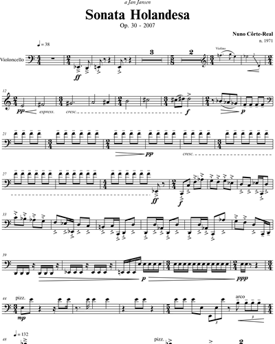 Sonata Holandesa, op. 30 — Nuno Côrte-Real