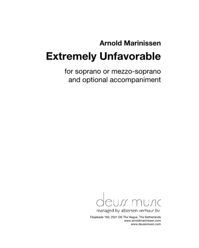 Extremely Unfavorable — Arnold Marinissen
